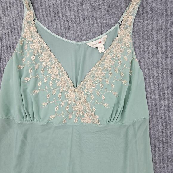 Vintage Y2K Avenue Body Cami Womens 26/28 Sheer Mesh Floral Lace Fairy Dainty - Picture 3 of 7